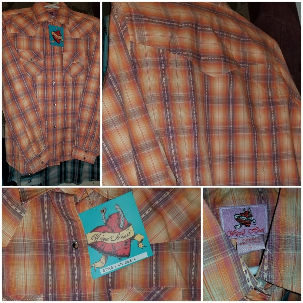 NWT long sleeve button down